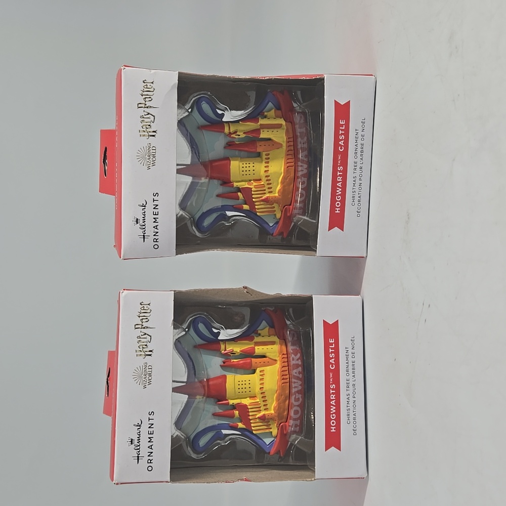NEW Hogwarts Castle Holiday Ornaments (2)
